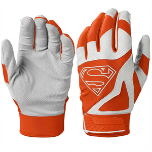 Gants de frappe personnalisés de marque, prix de gros, paume en microfibre, tissu extensible, gants de frappe de baseball et de softball pour tous les temps - Product Image 6