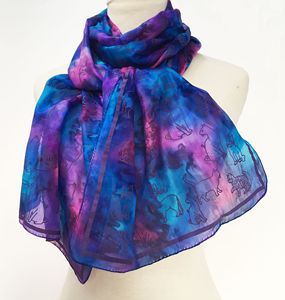 High Quality Lightweight Printed <b>Scarf</b> Fabric with <b>White</b> Label Service Bulk Supply Low MOQ Perfect for Fashion - Product Image 4