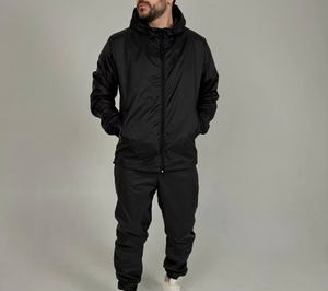 Ensemble de survêtement sportif pour femme personnalisé, de haute qualité, respirant, imprimé, sweat-shirt à capuche et jogging, taille plus, léger, survêtement d'hiver pour la course à pied - Product Image 2