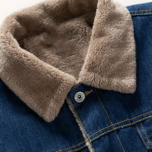 Veste en jean décontractée à manches longues pour hommes, respirante, chaude, élégante, personnalisée et délavée à l'acide, prix le plus récent OEM bon marché - Product Image 4