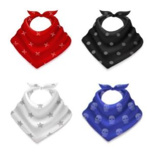Wholesale Low MOQ Fashion 100% Cotton Reusable <b>Bandanas</b> Custom Logo Silk Screen Printed Sport Headwear Soft Square Bandana Scarf - Product Image 4