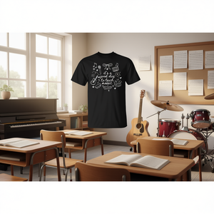 Camiseta Coquette con Lazo para Músicos y Profesores de Música para el Día de la Educación Musical, Ideal para la Enseñanza, Producto Promocional - Product Image 3