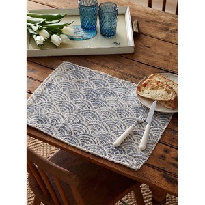 New Arrival High Quality Customized Heat Resistant Waterproof Disposable Linen Digital Printing Dining Trendy <b>Table</b> Mat Mats - Product Image 3