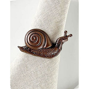 Servilletero de peltre de diseño de lujo, servilleteros de Metal de caracol para cena, mesa de fiesta temática, servilletero decorativo al precio más bajo - Product Image 6