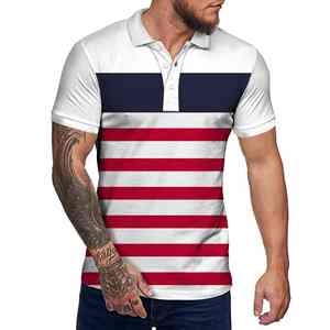 Nueva Camiseta Polo Casual de Manga Corta con Botones, Diseño Creativo, Patrón de Alta Calidad y Transpirable, Camiseta Polo con Estampado Puff para Hombre - Product Image 1