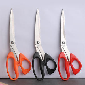 Gros ciseaux de couture en acier inoxydable à bord lisse de qualité industrielle poignée de couleur ciseaux de tailleur pour vêtements de maison - Product Image 5