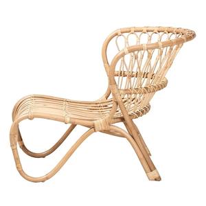 Lightweight Simple Natural Rattan <b>Lounge</b> <b>Chair</b> Bohemian Vibe for Cozy Living Spaces-for Bedroom Living Room Hotel Outdoor Use - Product Image 3
