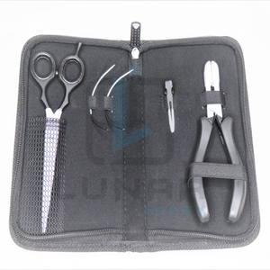 ชุดเครื่องมือต่อผมเคราตินขนาดเล็กพร้อมคีมสีดำและสีขาว - Product Image 4