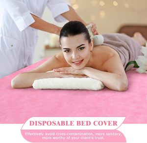 Draps jetables pour lit de spa, housse de <span class=keywords><strong>table</strong></span>, protège-matelas non tissé pour <span class=keywords><strong>massage</strong></span>, beauté, spa, tatouage, drap non tissé - Product Image 3
