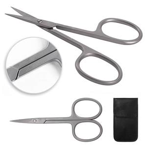 <b>Curved</b> Stainless Steel High Quality Sharp Blade Tip Cuticle Nail <b>Scissors</b> for Precise Trimming Manicure and Pedicure Care - Product Image 1