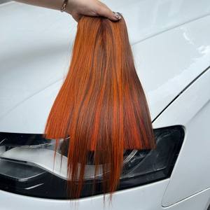 วิกผมต่อผมตรงแบบชาวเวียดนามทำจากกระดูก SDD สีส้มเฉดสีธรรมชาติ - Product Image 3