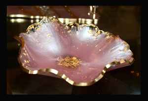 Bol en résine de luxe fait à la main avec motif de modèle, design personnalisable, sans danger pour les aliments, pour la décoration de la maison et des mariages, prix d'Inde - Product Image 5