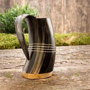 Tazas de Cuerno de Búfalo, Productos Artesanales de Fábrica de Vietnam, Taza para Beber de Cuerno de f s international - Product Image 1