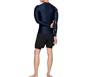Rashguard de compression personnalisé pour homme, anti-UV, respirant, 100 % polyester 220g, imprimé numérique, manches longues, design en promotion directe usine - Product Image 5