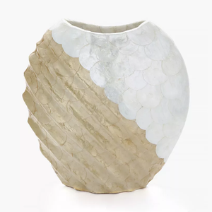 Jarrón de mesa de flores decorativo de nácar de alta calidad moderno, decoración del hogar, venta al por mayor de Vietnam - Product Image 1