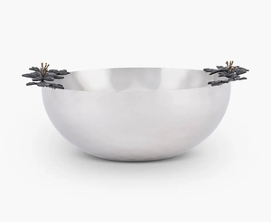 คอลเลคชั่นจานและจานชามดอกไม้ทำจากสแตนเลสสตีลและทองเหลืองสุดหรู - Product Image 5