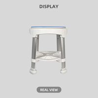 360 °   Tabouret de douche pivotant pour personnes âgées