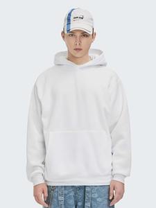 Sudadera con capucha térmica de lana de algodón 100% para hombre, Jersey informal cálido de invierno, Sudadera con capucha de manga larga a la moda - Product Image 4