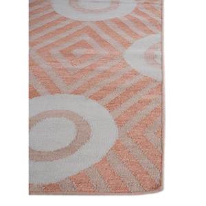 Alfombras Geométricas Clásicas de Lana Roja y Naranja, Tejido Plano de Gran Tamaño 9x12 para Entrada del Hogar, Ideal como Regalo - ADWL-13213 - Product Image 4
