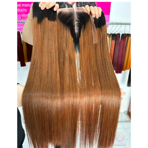 Extensiones de pelo crudo vietnamita Remy tejido liso de hueso fábrica de pelo vietnamita al mejor precio - Product Image 4
