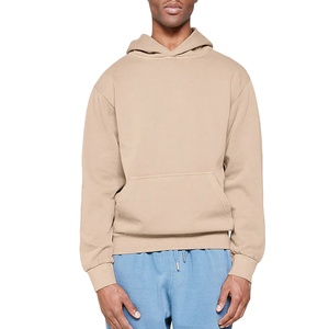 Build Your Brand Mens Ultra Heavy Cotton Box Hoody Sudadera con capucha Mezcla de algodón Premium Sudadera con capucha de doble costura para sudaderas - Product Image 1