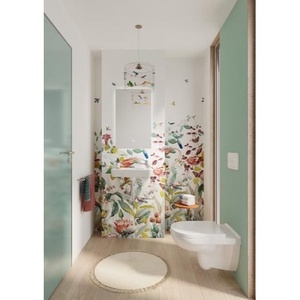 V&B ViConnect Plastic <b>Wall</b>-mounted Actuator <b>Plate</b> 253x145x62mm White Bath & Toilet Supplies by VILLEROY & BOCH - Product Image 4