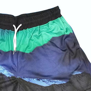 Pantalones cortos de malla de sublimación de moda de verano para hombres Pantalones cortos de malla de entrenamiento de artes marciales de buena calidad para hombres con logotipo - Product Image 4