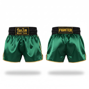 Pantalones Cortos de Muay Thai Unisex con Acabado Satinado, Cintura Elástica, Diseño Personalizado, Ropa Deportiva para Adultos - Product Image 6
