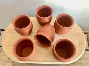 Tasse Mitti en argile durable de qualité exportée pour servir du thé, du café, du lait et des boissons à base de plantes disponibles dans des tailles personnalisées disponibles à la vente - Product Image 3