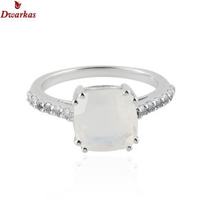 Luxury design eternity <b>rings</b> 925 sterling silver rainbow <b>moon</b> multi gemstone CZ <b>ring</b> for women wedding and parties gift <b>rings</b> - Product Image 3