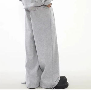 กางเกงวอร์มผ้าแคนวาสทรงตรงคุณภาพสูง สกรีนโลโก้ตามสั่ง สไตล์ลำลอง เอวกลาง ระบายอากาศได้ดี - Product Image 6