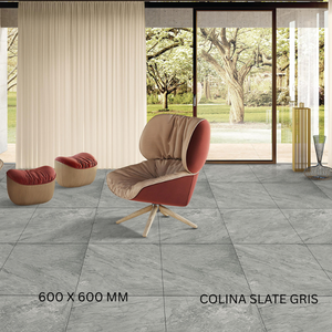 กระเบื้องพอร์ซเลนสไตล์โมเดิร์น ขนาด 600x600 มม. กันลื่น สีสันสดใส เงาขัดมัน สำหรับตกแต่งผนังภายในโรงแรม วิลล่า และห้างสรรพสินค้า - Product Image 4