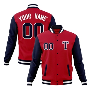 Veste Letterman universitaire de baseball pour hommes personnalisée dernière conception à manches longues patchs en chenille Stand Varsity Letterman vestes 2026 - Product Image 1