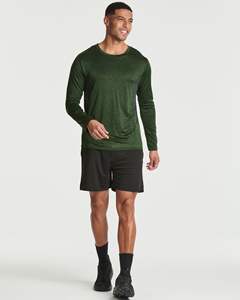 Camiseta de manga larga personalizada de poliéster, venta al por mayor, diseño bajo MOQ para hombres - Product Image 2