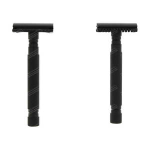 Midnight Collection Razor 78B Herramienta de extensión de cabello Peine cerrado de acero inoxidable negro - Product Image 4