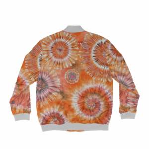 แจ็คเก็ตบอมเบอร์แบบกลับด้านได้ ดีไซน์ล่าสุด แฟชั่นลายพิมพ์ซับลิเมชั่น เนื้อผ้านุ่ม ใส่ได้ในฤดูหนาว อุ่นสบาย ออกแบบเองได้ เป็นมิตรกับสิ่งแวดล้อม สำหรับผู้ชาย มีซิป - Product Image 4