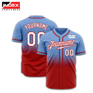Camiseta de béisbol de alta calidad personalizada, ropa deportiva de secado rápido, transpirable, 100% poliéster, cuello en V, 180g, diseño personalizado, logotipo OEM - Product Image 5