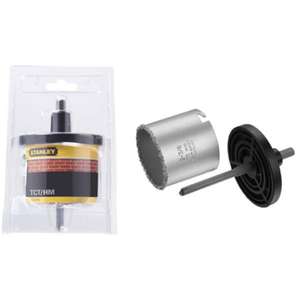 Scie cloche Stanley TCT 73 mm avec mandrin et foret pilote pour une découpe efficace des trous - Product Image 1