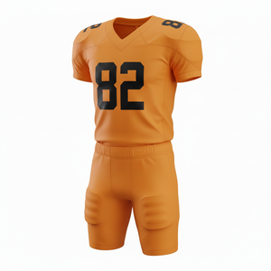 Ensemble de maillot et short de football américain entièrement sublimé personnalisé - Product Image 3