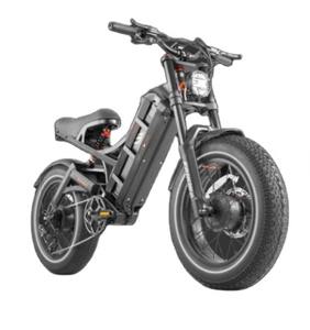 Vélo électrique de haute qualité 2500W pour adultes, 52V 60Ah, double moteur, batterie intégrée 48V, jusqu'à 200 miles à 40 mph - Product Image 1