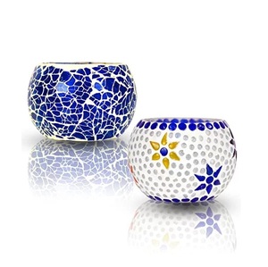 Juego de 2 velas votivas antiguas puras de nuevo diseño estándar con 1 vela votiva grande y 1 vela votiva pequeña - Product Image 3