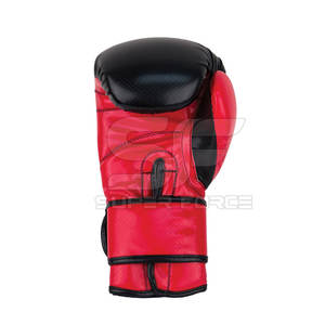 Guantes de boxeo de cuero PU de primera calidad con absorción de impactos y soporte para la muñeca Guantes de boxeo veganos ecológicos - Product Image 2