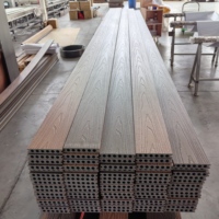 Revêtement de terrasse en composite WPC imperméable, revêtement de sol en bois-plastique pour extérieur, résistant aux UV et aux intempéries, jardin, piscine