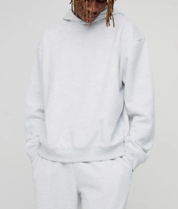 OEM Ensemble 2 pièces sweat à capuche surdimensionné pour hommes, tenue décontracté 100% coton, pull, survêtement pour hommes - Product Image 4