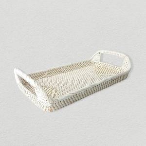 Plateau de service en mosaïque en marbre avec incrustation de nacre Décoration de table à manger Boho moderne Cadeau de maison rustique - Product Image 4