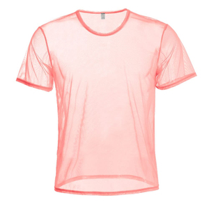 Men Mesh T Shirt Breathable Sports <b>Top</b> Lightweight Quick Dry Fabric for Gym Training Mens Short Sleeve Mesh T Shirt - Product Image 2