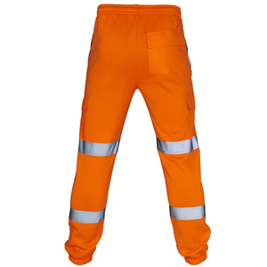 Pantalon de travail d'hiver pour homme, coton, bande réfléchissante thermique, salopette, anti-poussière, coupe-vent, ceinture à cordon, respirant - Product Image 5