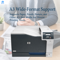 Printer Laser Warna HP Color LaserJet Professional CP5225n A3, Peralatan Pencetakan Warna untuk Kantor dan Bisnis dengan Jaringan Kabel