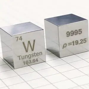 Lingote de metal de iridio de alta calidad 10*10*10mm 99.95% colección de cubos de elemento puro lingote de plomo metal estaño aleaciones de aluminio - Product Image 1