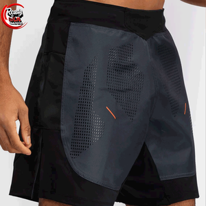 Short MMA Rash Guard personnalisé pour homme, séchage rapide, compression, style sport, impression par sublimation, tissu respirant, style uni - Product Image 5